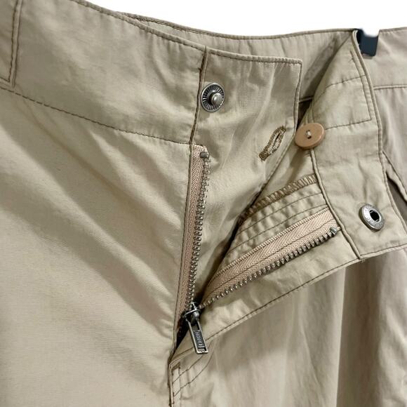 NEW Club Monaco Tan Flat Front Cargo Y2K Fritz Trouser Pants Sz 6 - Picture 3 of 14